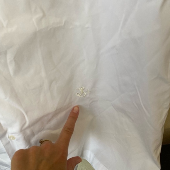 Jil Sander + Men’s Organic Natural Line Cotton Button Down Shirt Short Sleeve 50 - Picture 3 of 9